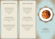 Restaurant Trifold Menu  by chris - page 1