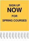 Flyer-spring-courses by chris